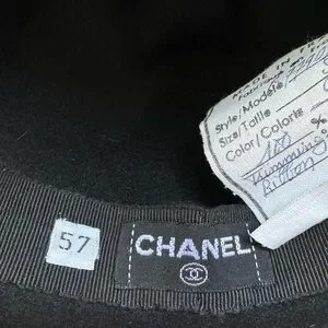 RARE Vintage Chanel CC Felt Cowboy Hat CHANEL | Accessories | Rare Vintage Chanel Cc Felt Cowboy  main image 2